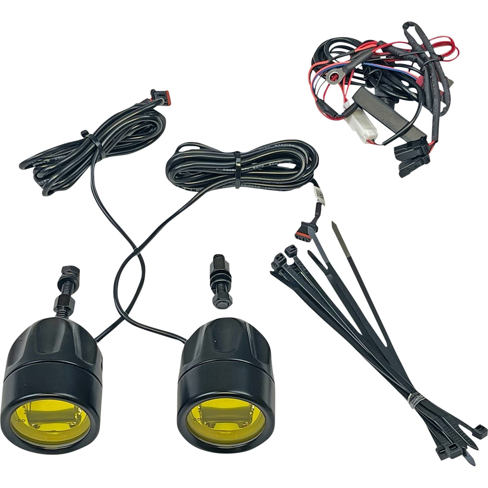 Custom Dynamics ProBeam Fog Light - Black - Yellow Lens - Universal PB-FOG-UNV-YB_1075832