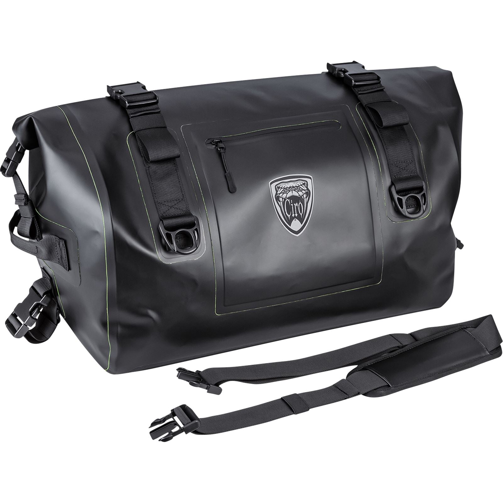 Ciro Universal DryForce® Waterproof Rack Bag - Black - 40/Liter [MPN: 20304]_895798