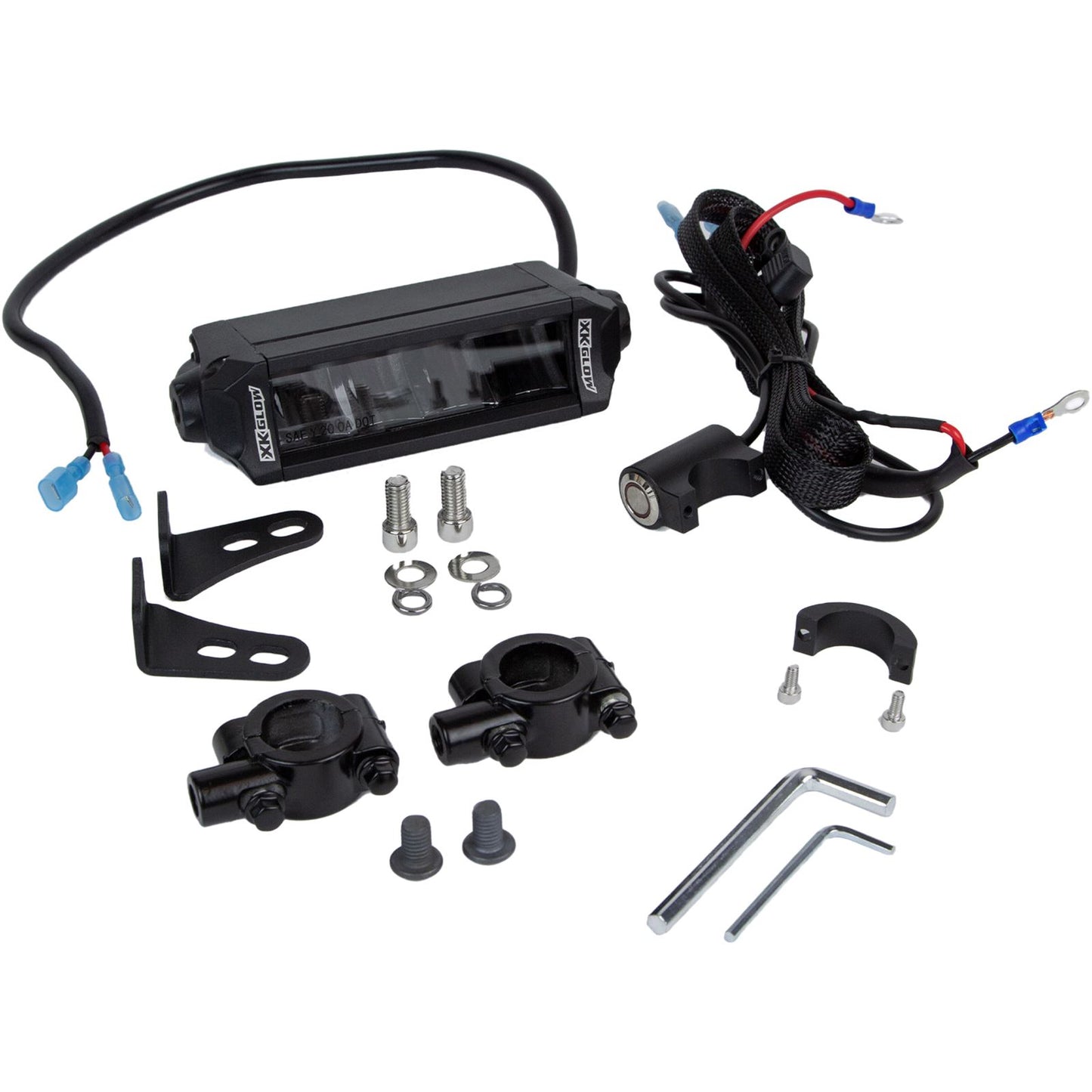 XKGlow Motorcycle Headlight Kit - 7/8" Handlebars XK-DB_907653