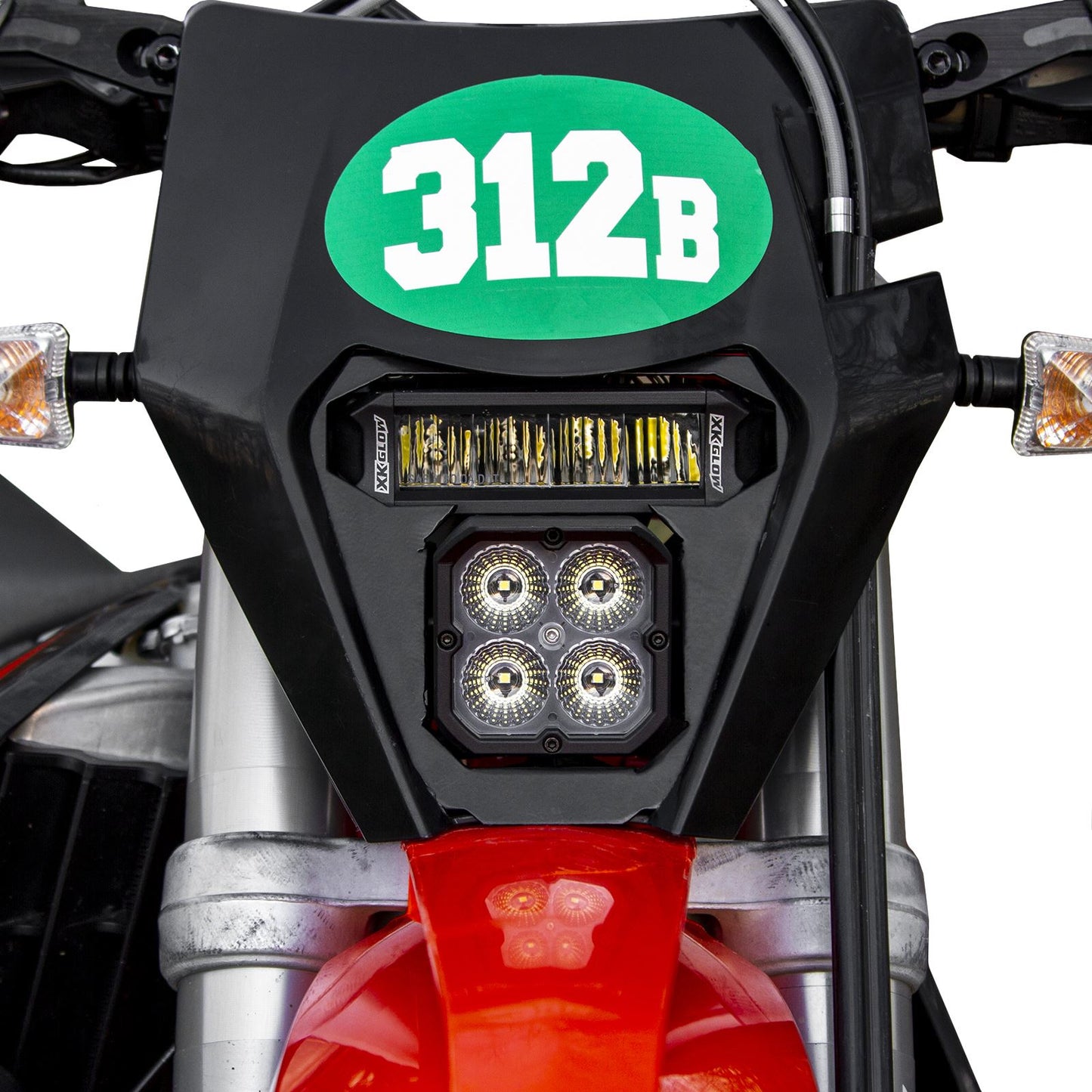 XKGlow Headlight Upgrade Kit for Gas Gas/ Husqvarna/ KTM Dual Sport Bikes XK-DS-KTM_907650