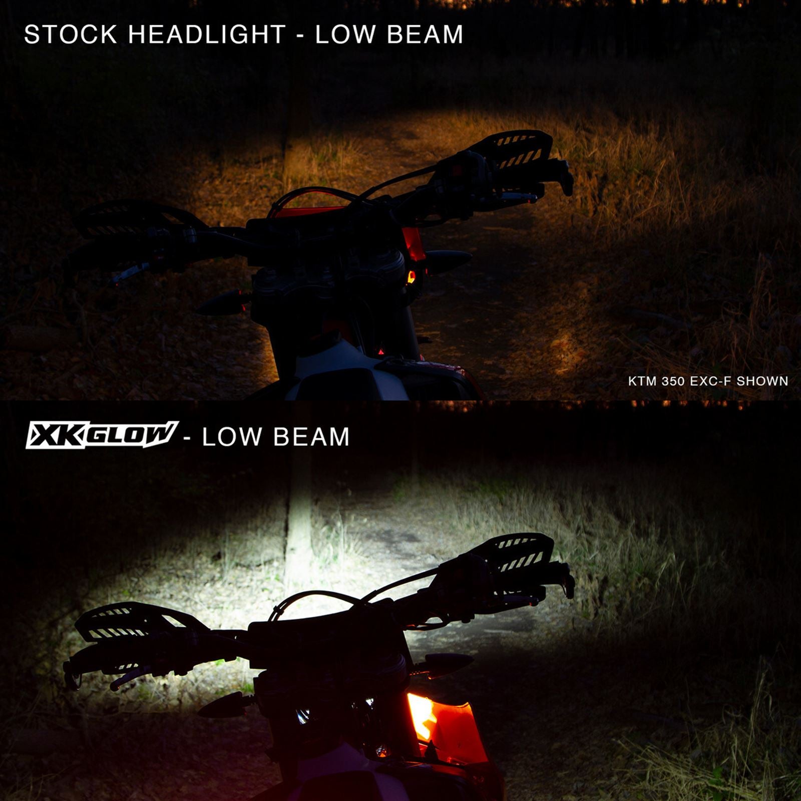 XKGlow Headlight Upgrade Kit for Gas Gas/ Husqvarna/ KTM Dual Sport Bikes XK-DS-KTM_907651