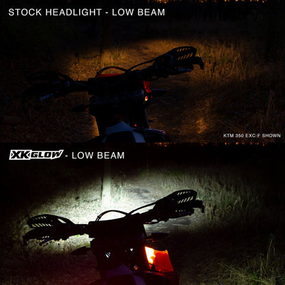 XKGlow Headlight Upgrade Kit for Gas Gas/ Husqvarna/ KTM Dual Sport Bikes XK-DS-KTM_907651