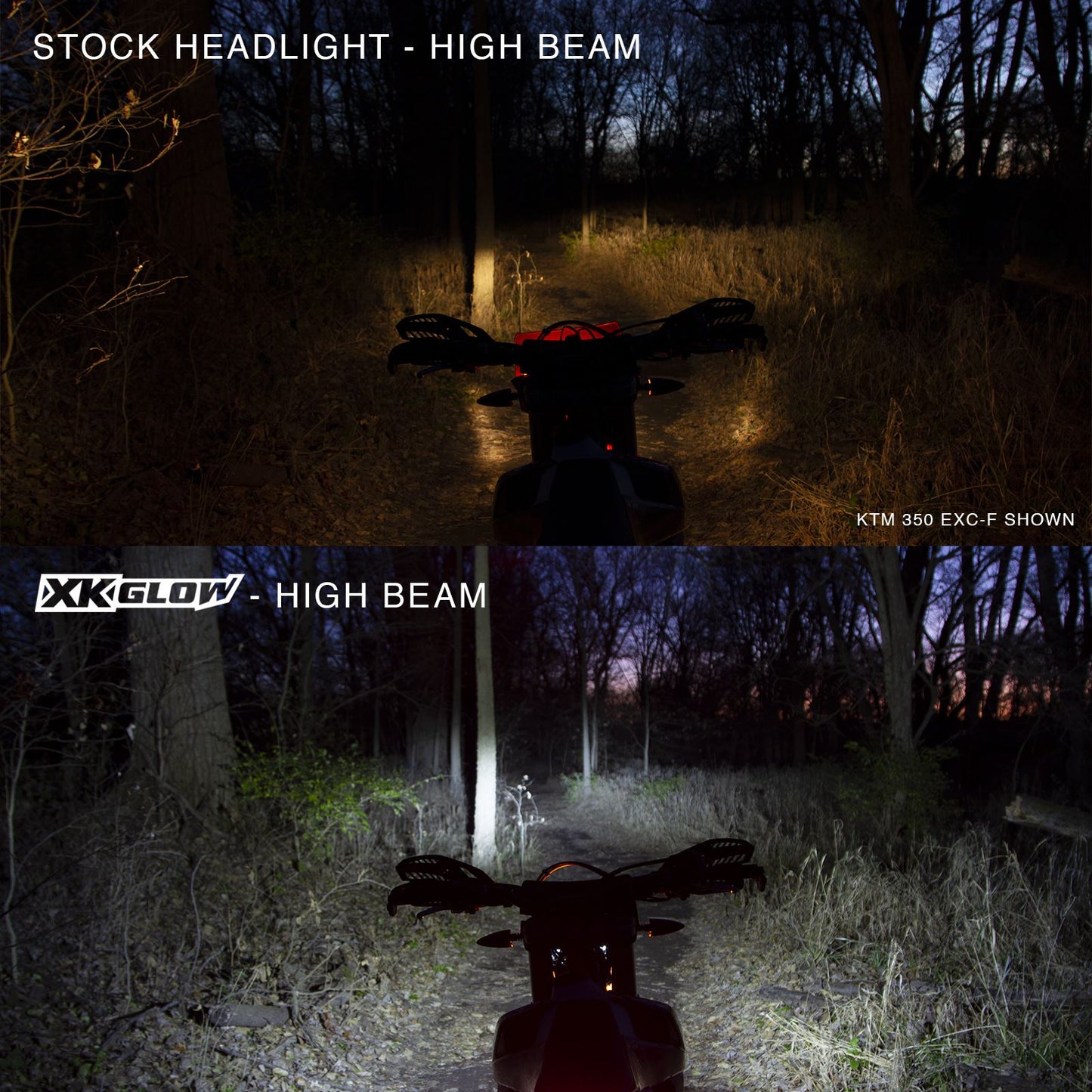 XKGlow Headlight Upgrade Kit for Gas Gas/ Husqvarna/ KTM Dual Sport Bikes XK-DS-KTM_907652