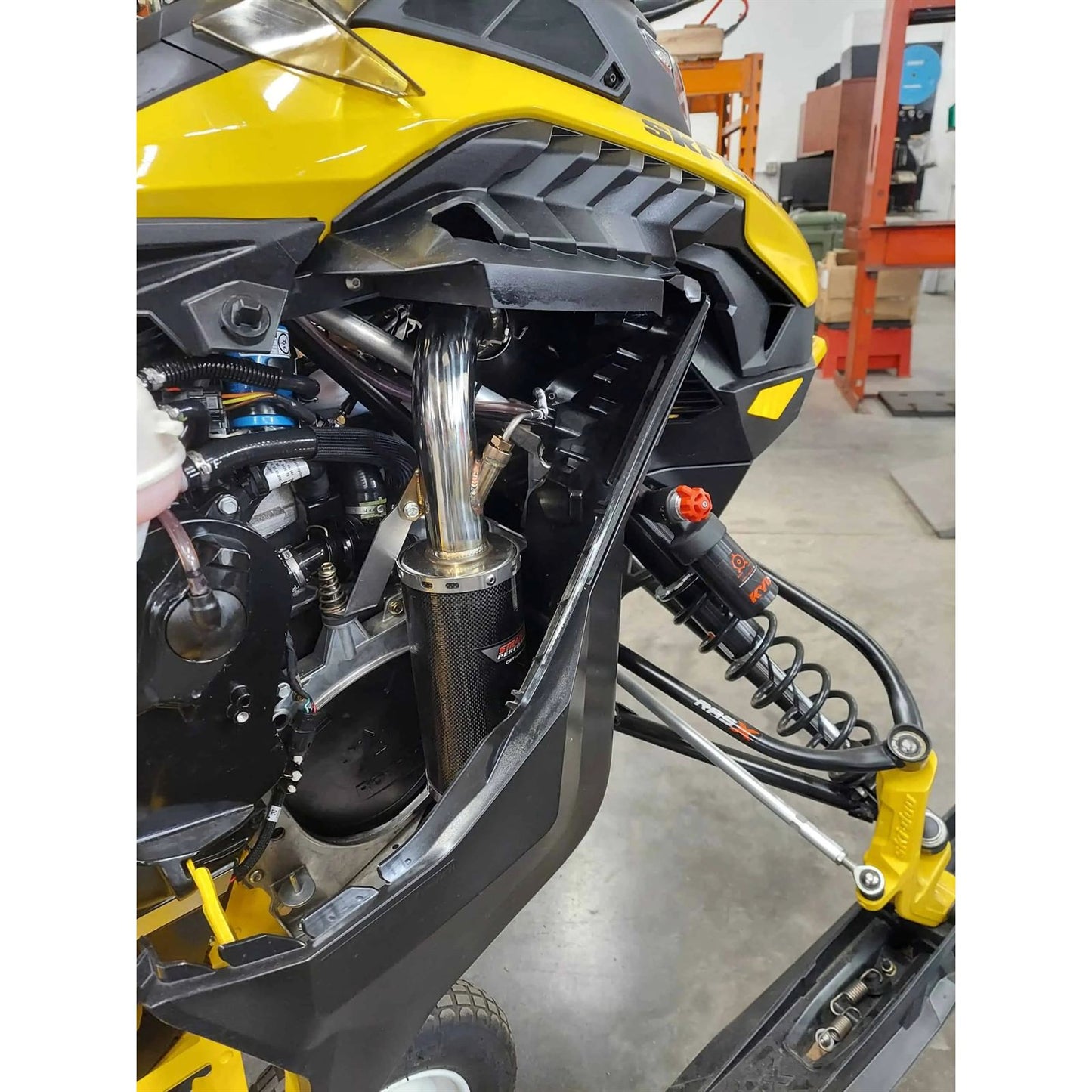 Straightline Performance Lightweight Muffler Carbon fits Ski-Doo 850 Rev Gen 5 / Lynx Radien [MPN: 134-202]_2568838