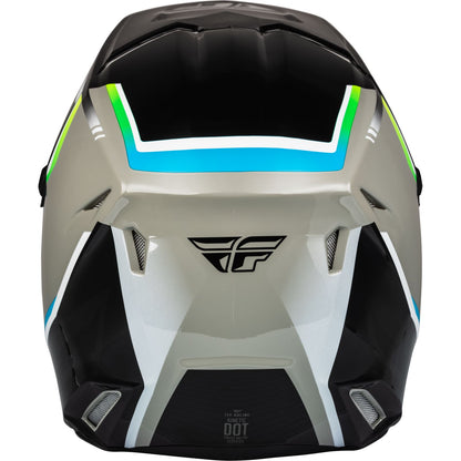 Fly Racing Kinetic Vision Helmet - Grey/Black _897055
