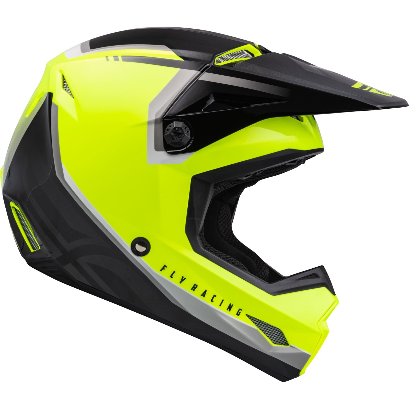 Fly Racing Kinetic Vision Helmet - Hi-Vis/Black_897100