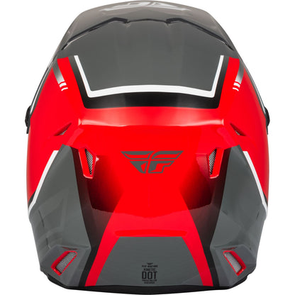 Fly Racing Kinetic Vision Helmet - Red/Grey_897171