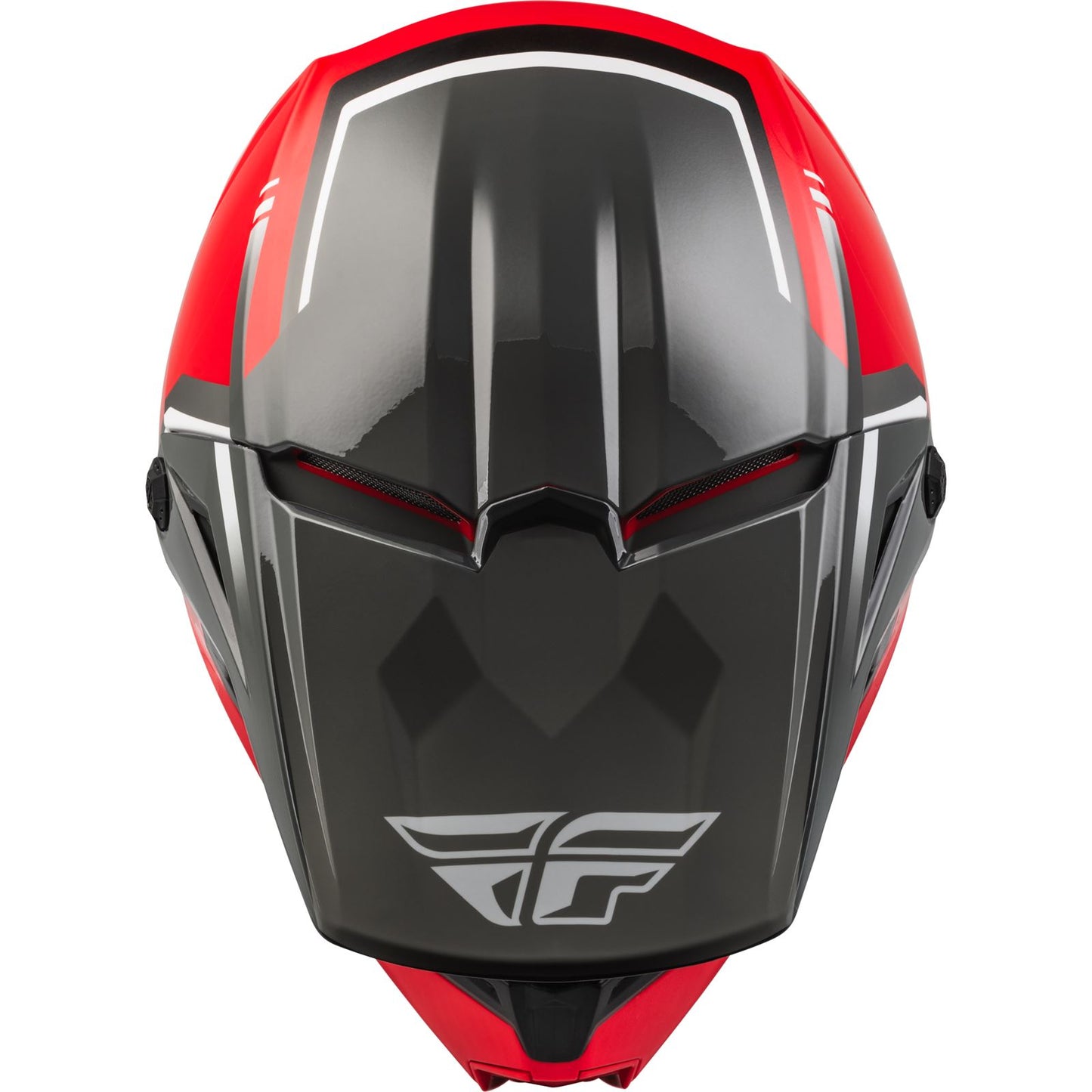 Fly Racing Kinetic Vision Helmet - Red/Grey_897172