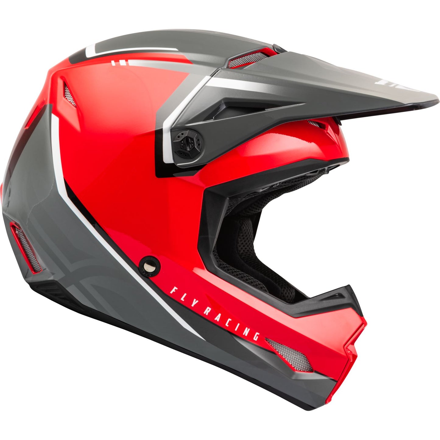 Fly Racing Kinetic Vision Helmet - Red/Grey_897173