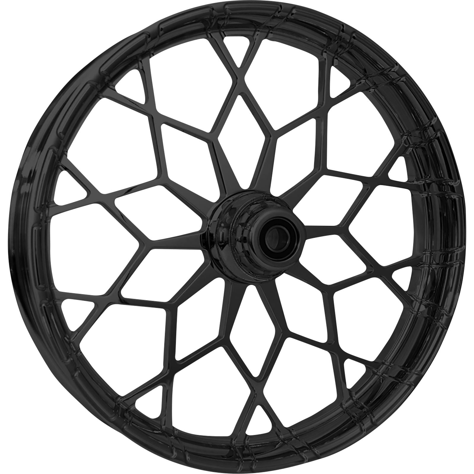 RC Components Wheel Phenom Front Single Disc W/ABS Black - 21"x3.50" [MPN: 213HD032A21135B]_1079430