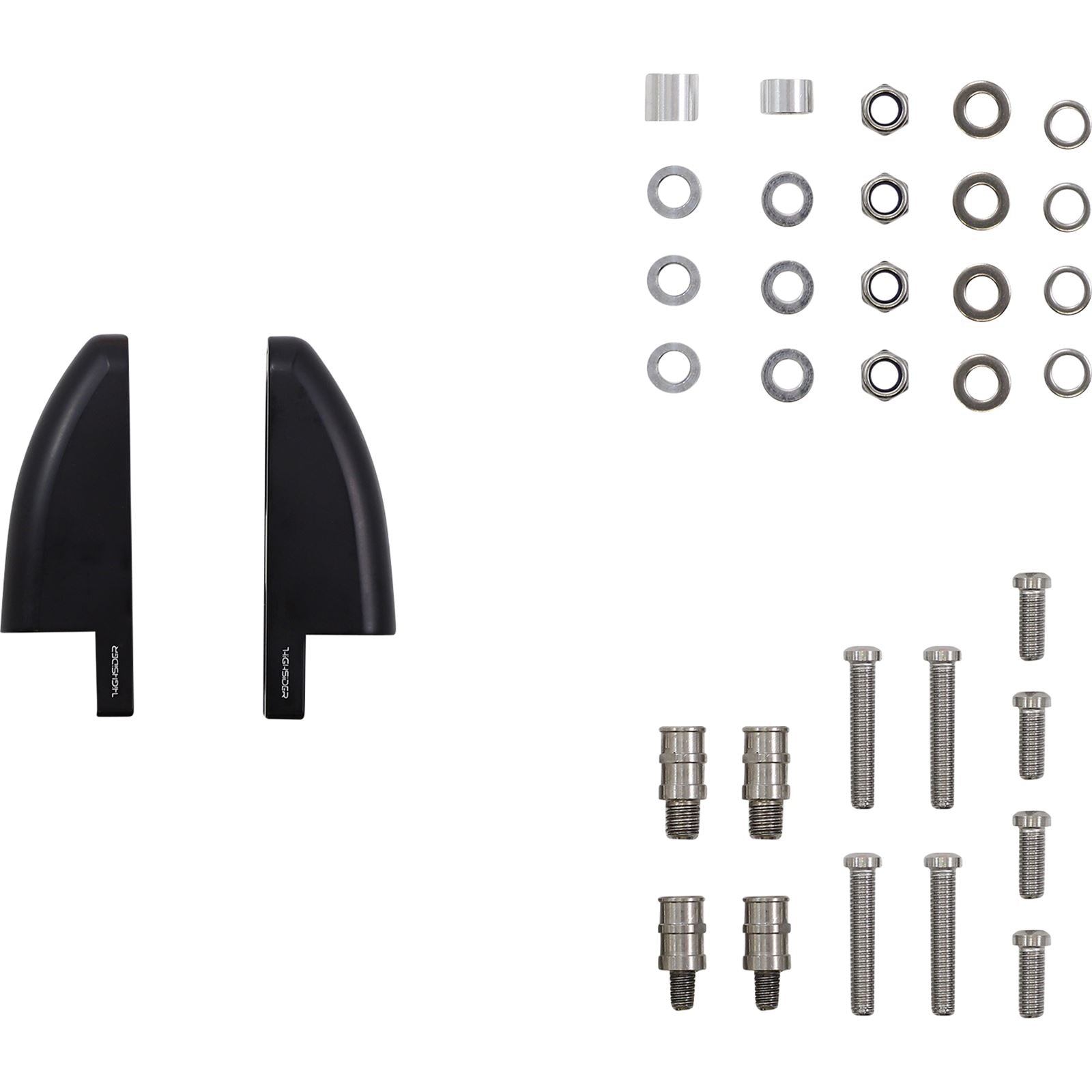 Highsider CNC Fairing Mirror Adapters - 77.5 mm [MPN: 304-030]_1079445
