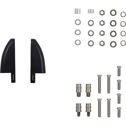 Highsider CNC Fairing Mirror Adapters - 77.5 mm [MPN: 304-030]_1079445