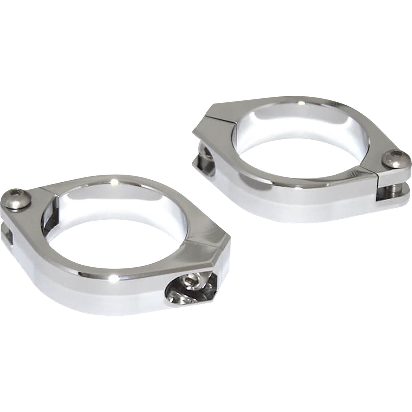 Highsider Fork Clamps - 42-43 mm -  Chrome [MPN: 207-409]_1075642