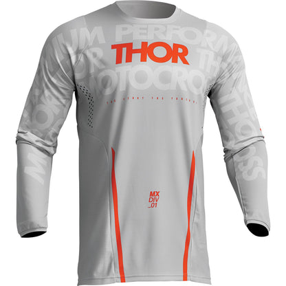 Thor Pulse Mono Jersey - Gray/Orange - Small 2910-7109_1077413