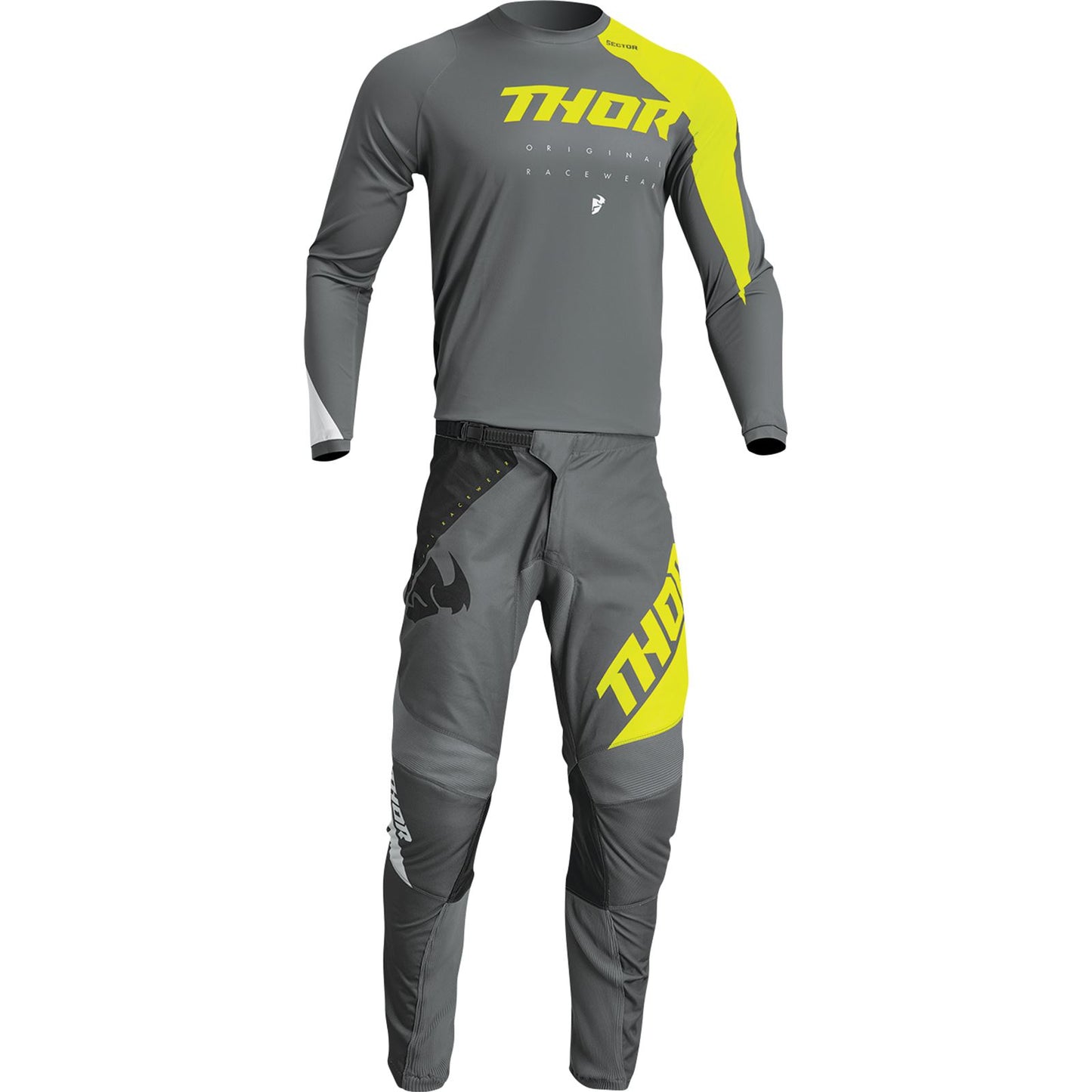Thor Sector Edge Jersey - Gray/Acid - Medium 2910-7140_1077488