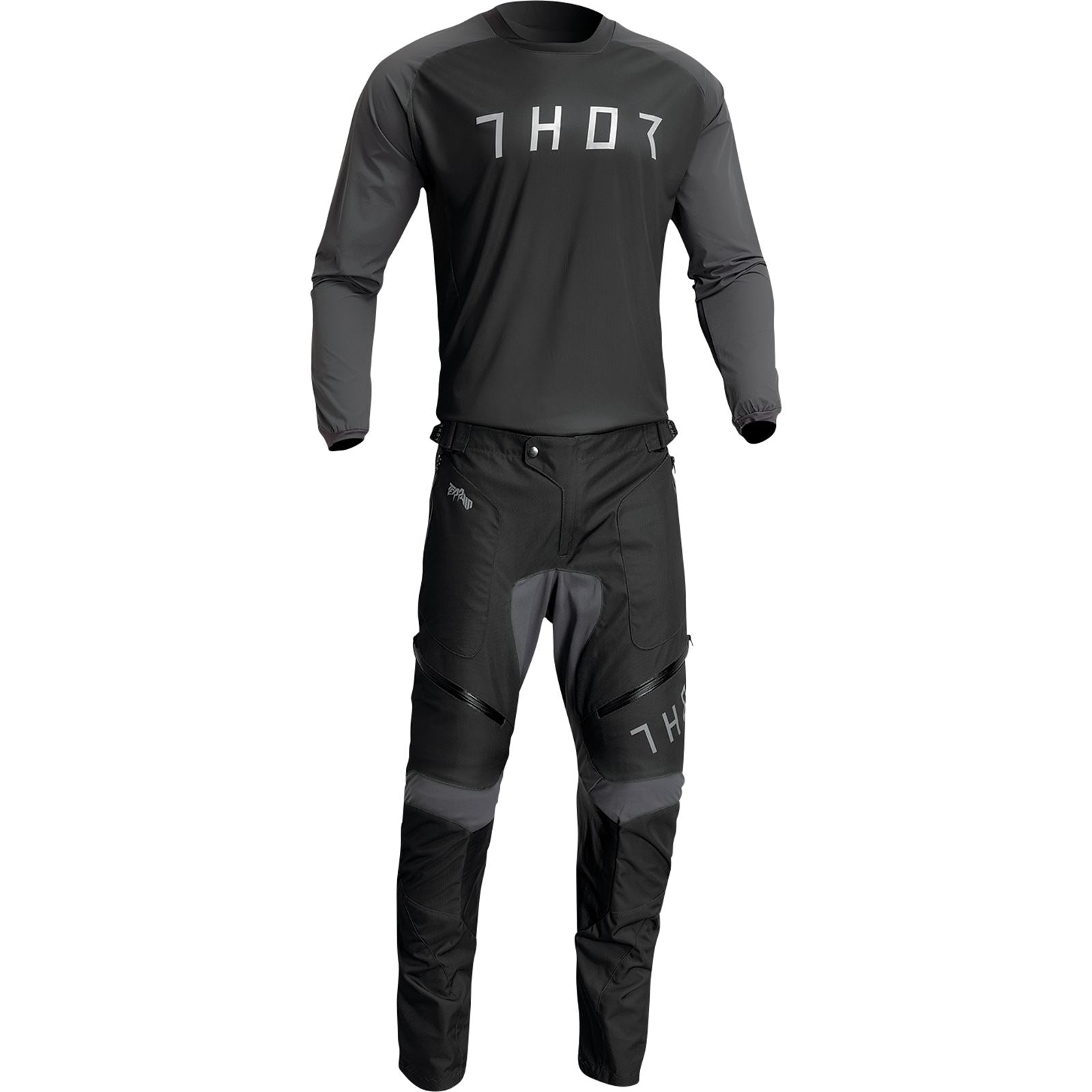 Thor Terrain Jersey - Black/Charcoal - Small 2910-7160_1077619