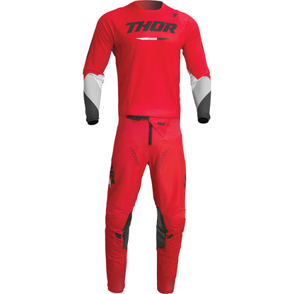 Thor Youth Pulse Tactic Jersey - Red - Large 2912-2207_1077833