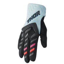Thor Women's Spectrum Gloves - Black/Light Mint - Large 3331-0236_908796