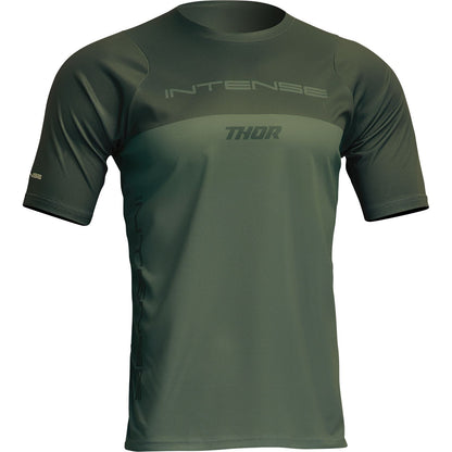 Thor Intense Assist Censis Jersey - Short-Sleeve - Forest Green - Large 5020-0213_1079484