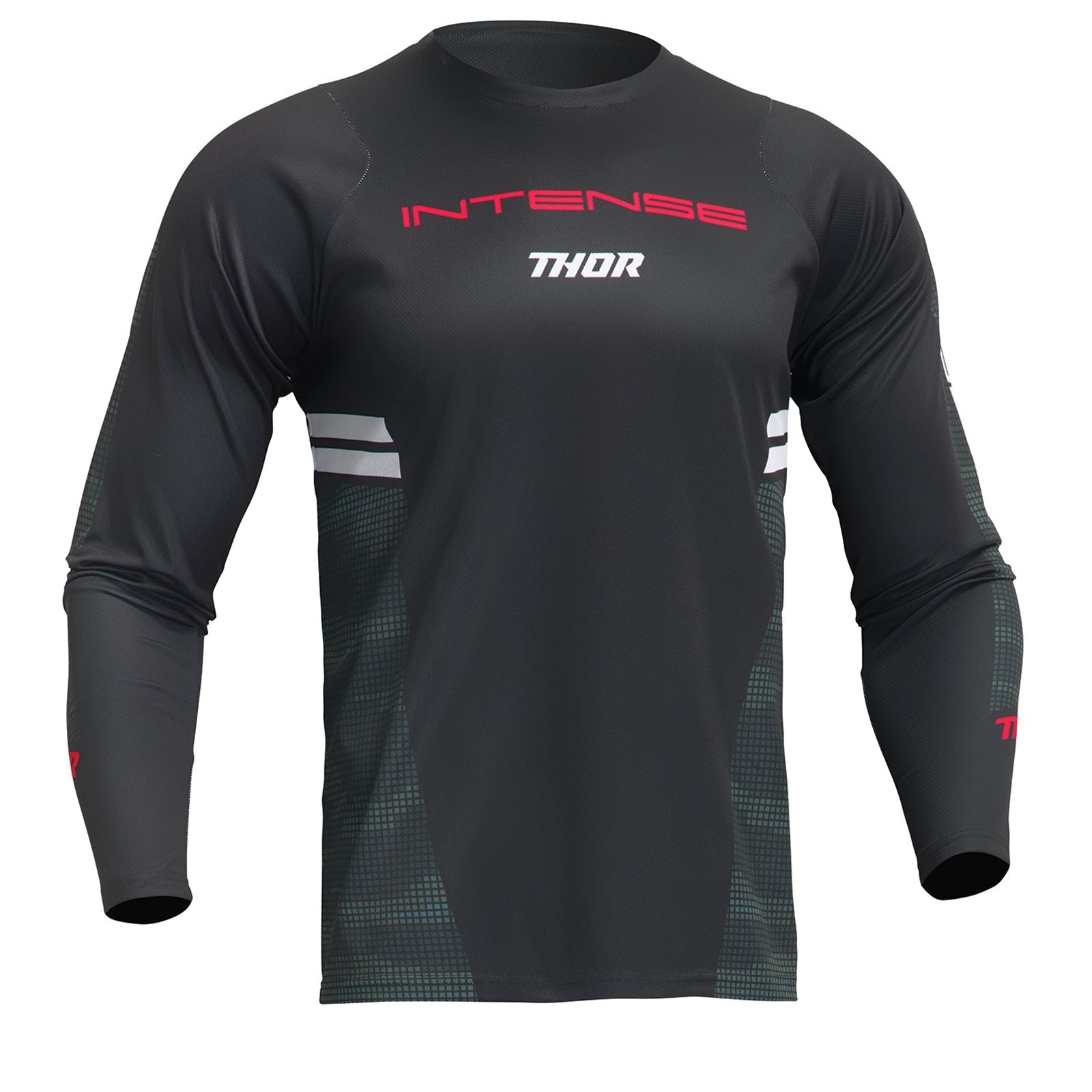 Thor Intense Assist Berm Long-Sleeve Jersey - Black/Camo - Medium 5020-0224_1079560