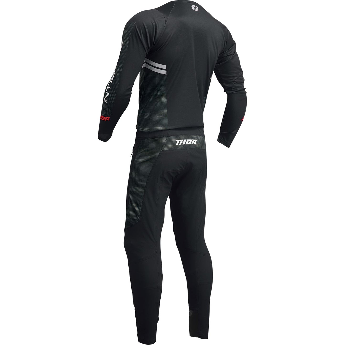 Thor Intense Assist Berm Long-Sleeve Jersey - Black/Camo - Medium 5020-0224_1079563