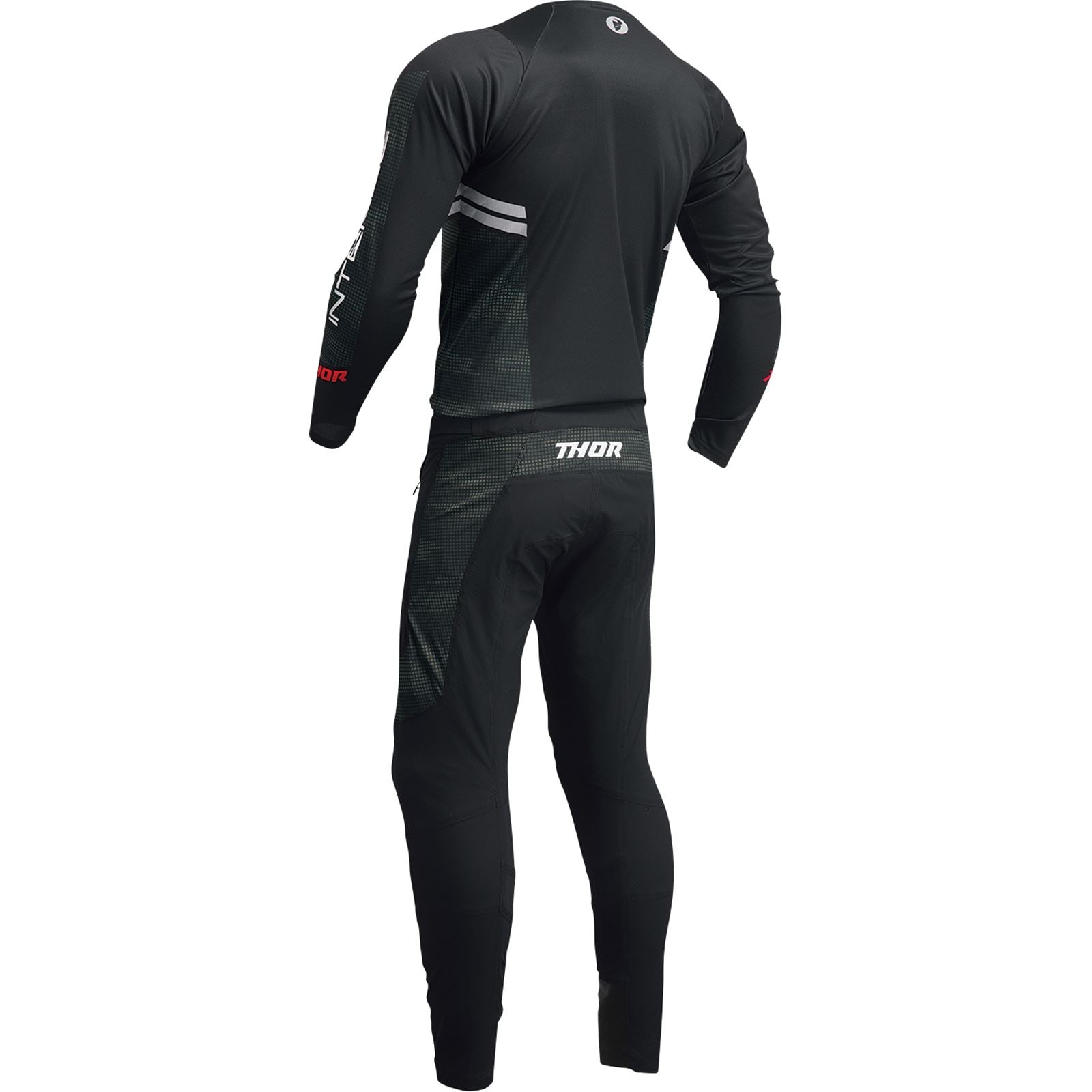 Thor Intense Assist Berm Long-Sleeve Jersey - Black/Camo - Medium 5020-0224_1079563