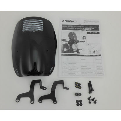 Puig TOURING WINDSCREEN FOR '17-21 TRIUMPH BONNEVILLE BOBBER OPEN BOX 9437N_900266