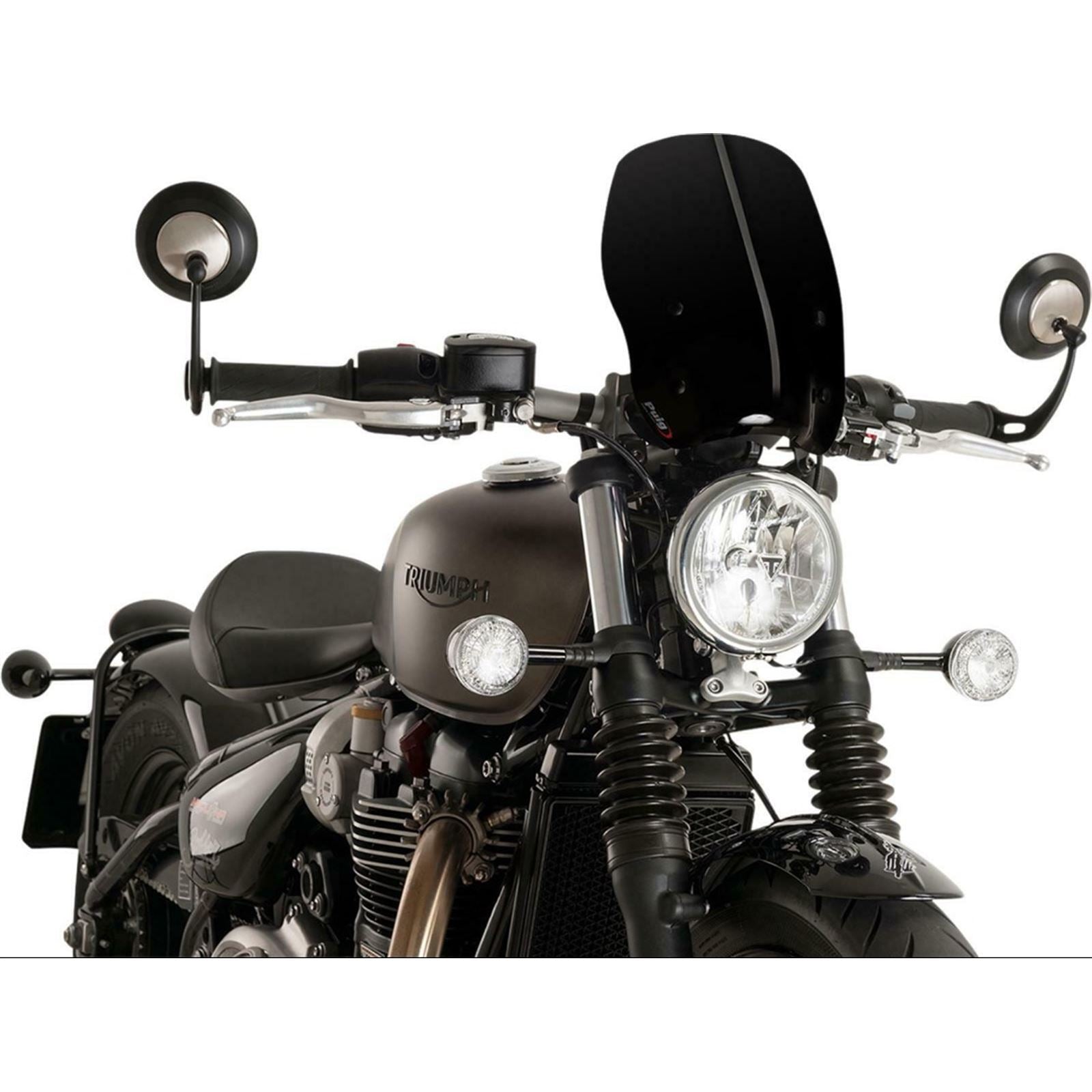 Puig TOURING WINDSCREEN FOR '17-21 TRIUMPH BONNEVILLE BOBBER OPEN BOX 9437N_900268