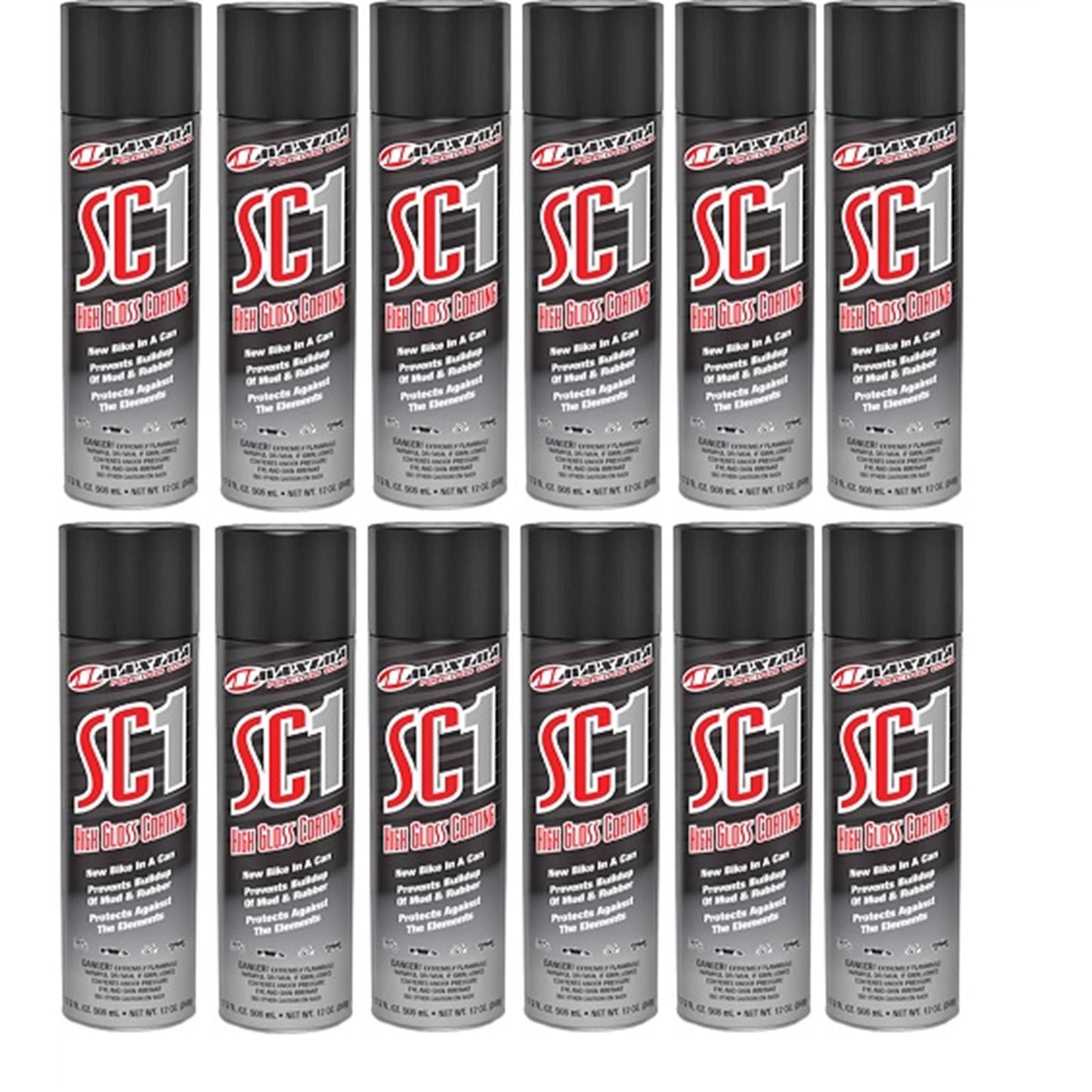 Maxima High Gloss SC1 Clear Coat Silicone Spray 12oz - 12/Pack 78920X12_897648