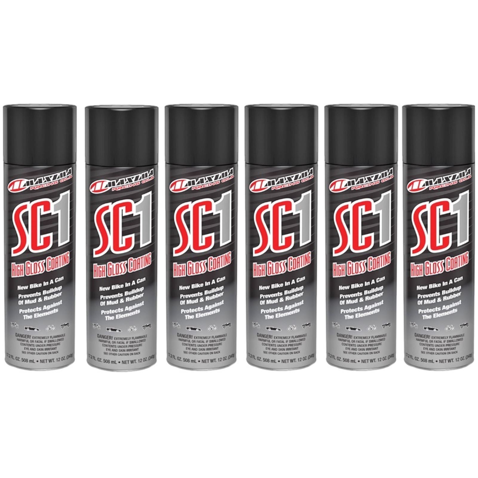 Maxima High Gloss SC1 Clear Coat Silicone Spray 12oz - 6/Pack 78920X6_897651