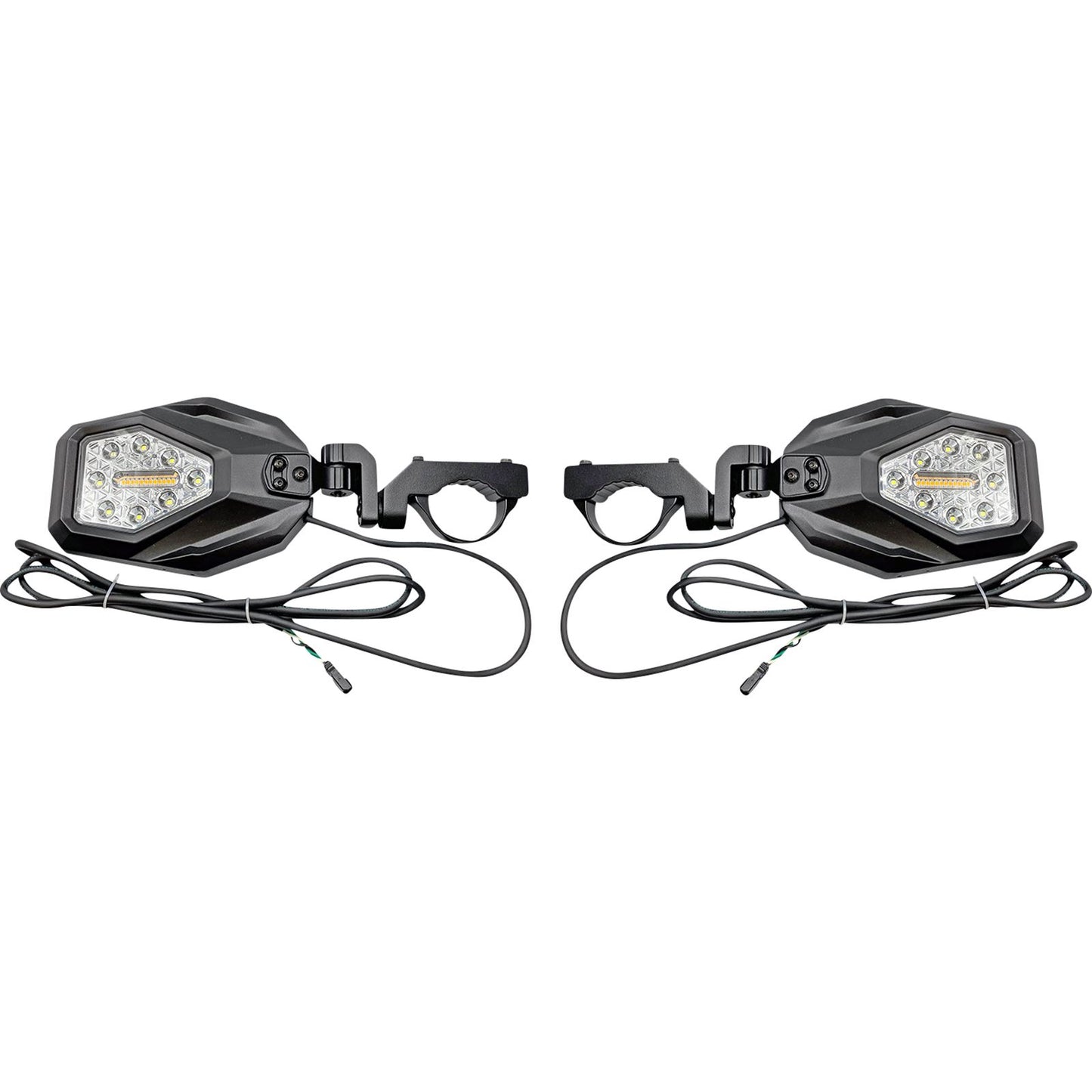 Custom Dynamics SXS Mirrors - LED Running Light/Turn Signal SXS-MIRROR_1075499