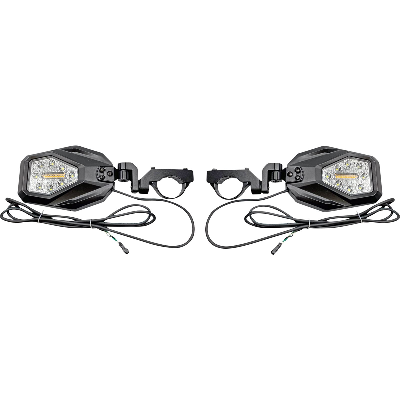 Custom Dynamics SXS Mirrors - LED Running Light/Turn Signal SXS-MIRROR_1075499