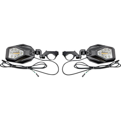 Custom Dynamics SXS Mirrors - LED Running Light/Turn Signal SXS-MIRROR_1075499