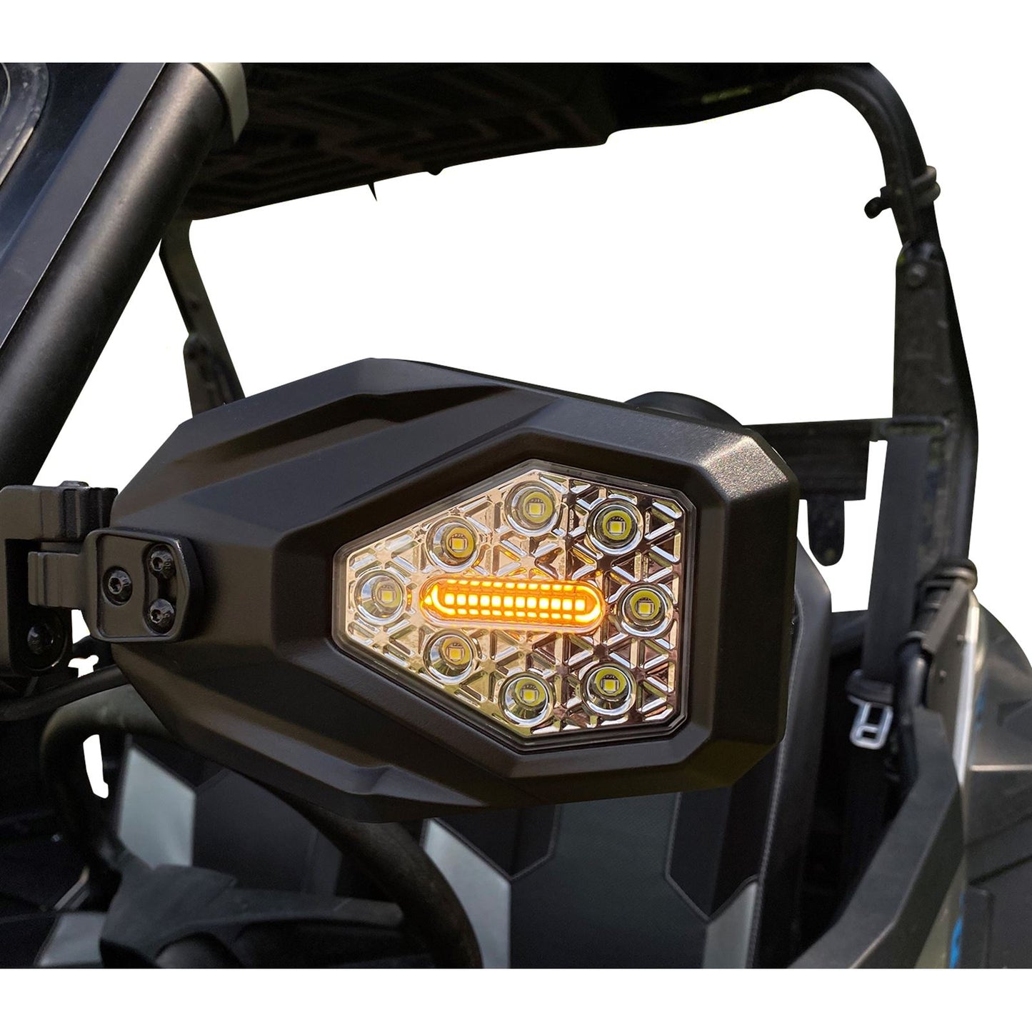 Custom Dynamics SXS Mirrors - LED Running Light/Turn Signal SXS-MIRROR_1075498