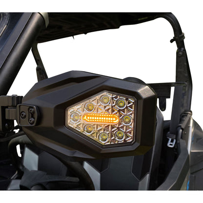 Custom Dynamics SXS Mirrors - LED Running Light/Turn Signal SXS-MIRROR_1075498