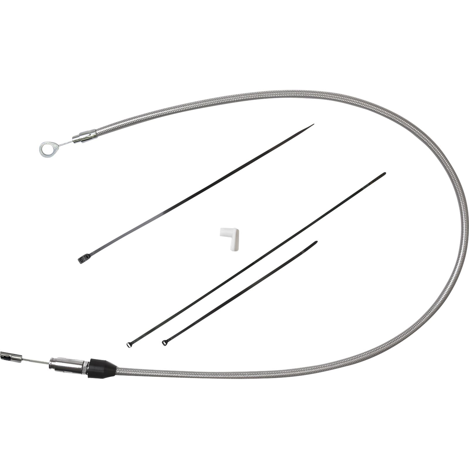 Drag Specialties Clutch Cable - Upper - 46" - Stainless Steel 0652-2842_1104287