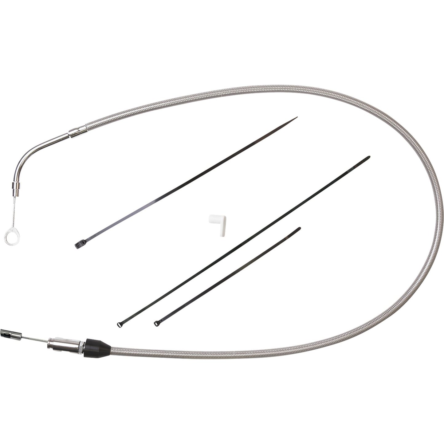 Drag Specialties Clutch Cable - Upper - 39" - Stainless Steel 0652-2848_1096555