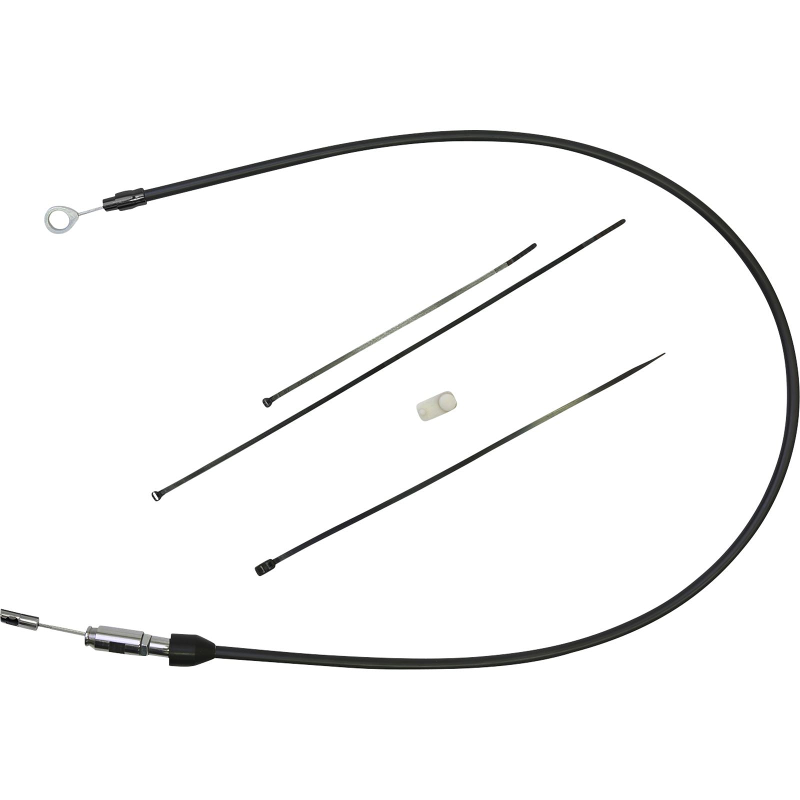 Drag Specialties Clutch Cable - Upper - 52" - Black/Black 0652-2883_1104285