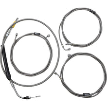 LA Choppers Handlebar Cable/Brake Line Kit - 18" - 20" - Stainless Steel [MPN: LA-8058KT-19]_1079583