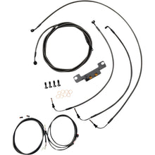 LA Choppers Cable Kit - for Stock Ape Hanger Handlebars - ABS - Midnight [MPN: LA-8058KT3-08M]_1075733