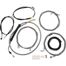 LA Choppers Cable Kit - 12" - 14" for Ape Hanger Handlebars - ABS - Stainless [MPN: LA-8058KT3-13]_1075734
