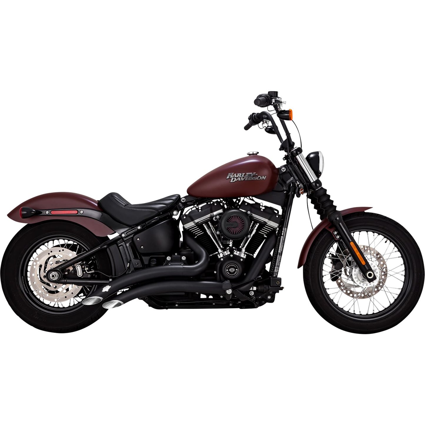 Vance And Hines Big Radius Exhaust System - Black for Harley-Davidson 46377_1079588
