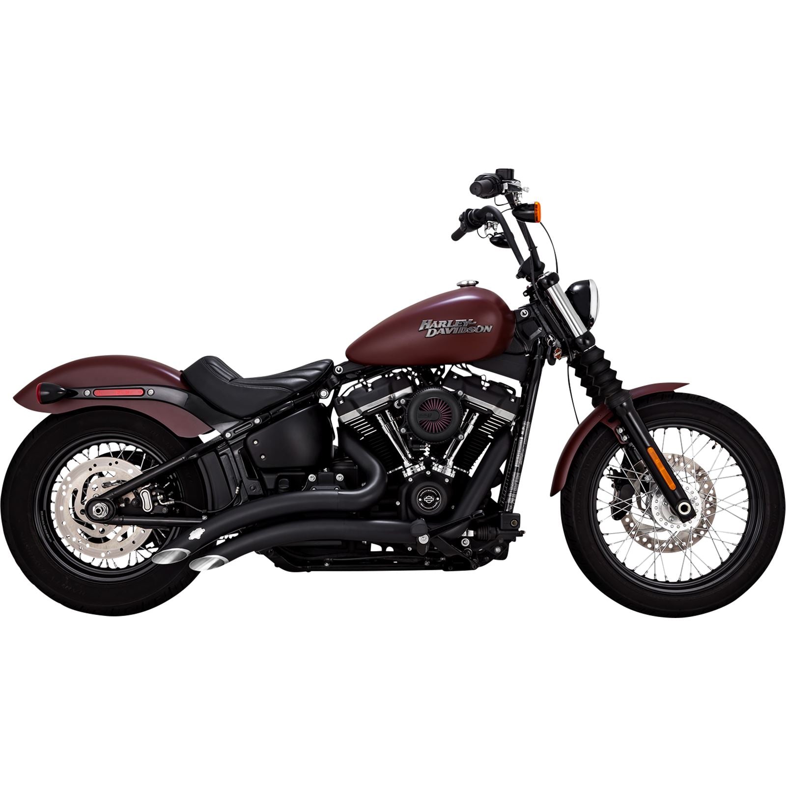 Vance And Hines Big Radius Exhaust System - Black for Harley-Davidson 46377_1079588