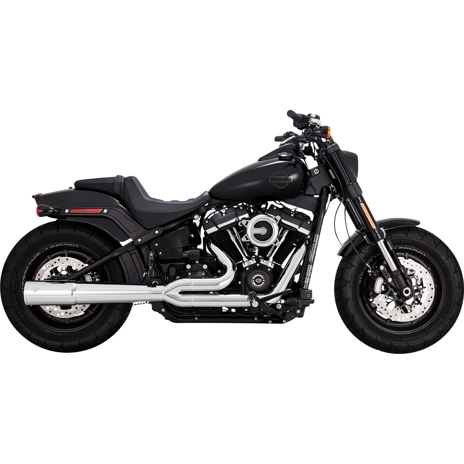 Vance And Hines Pro Pipe Exhaust System - Chrome for Harley-Davidson 17387_1079943