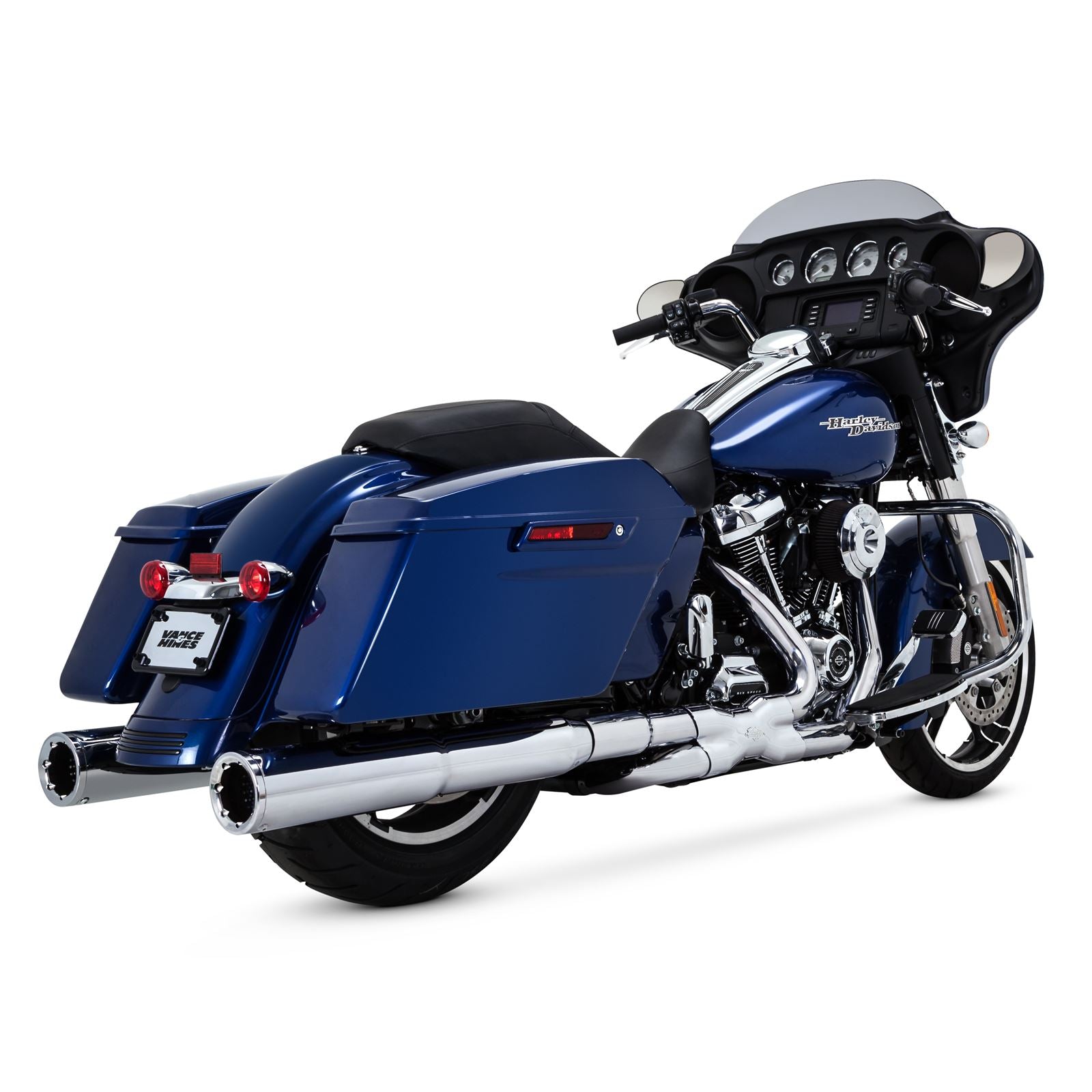 Vance And Hines Power Duals Head Pipe - Chrome for Harley-Davidson 16371_1075876