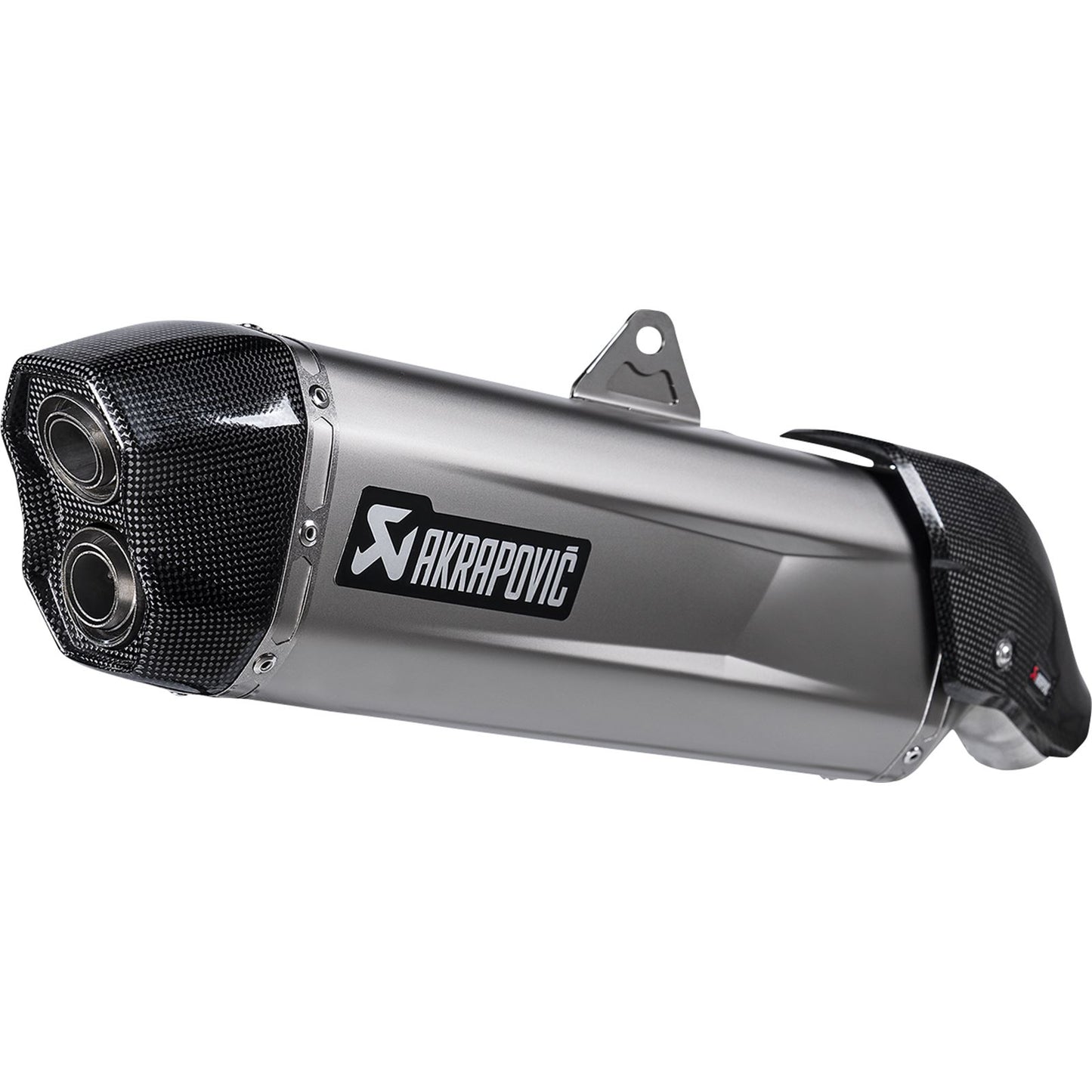 Akrapovic Slip-On Line Muffler - Titanium for 2022-2024 Aprilia Tuareg 660 [MPN: S-A6SO1-HGJT]_1075768