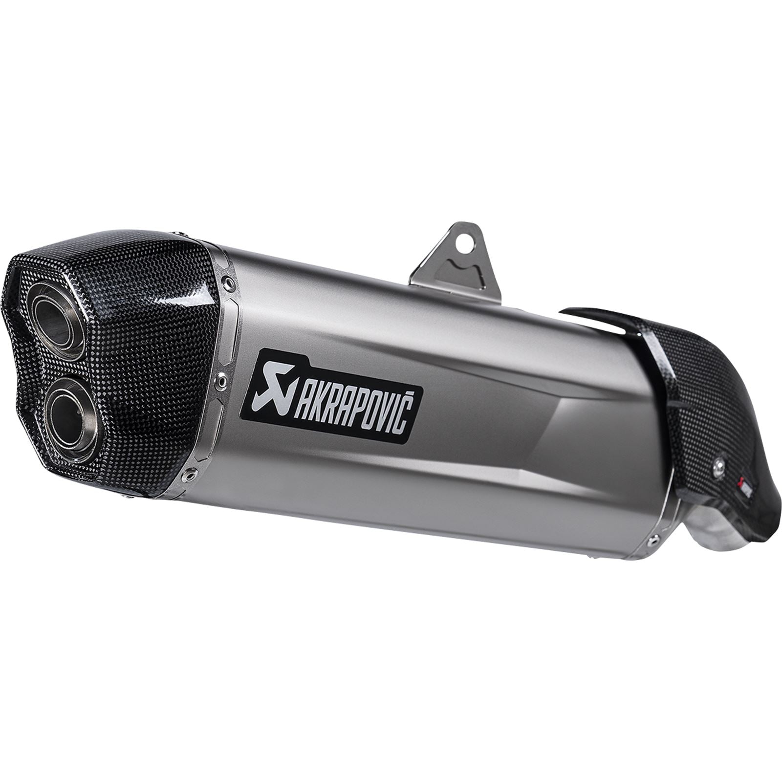 Akrapovic Slip-On Line Muffler - Titanium for 2022-2024 Aprilia Tuareg 660 [MPN: S-A6SO1-HGJT]_1075768
