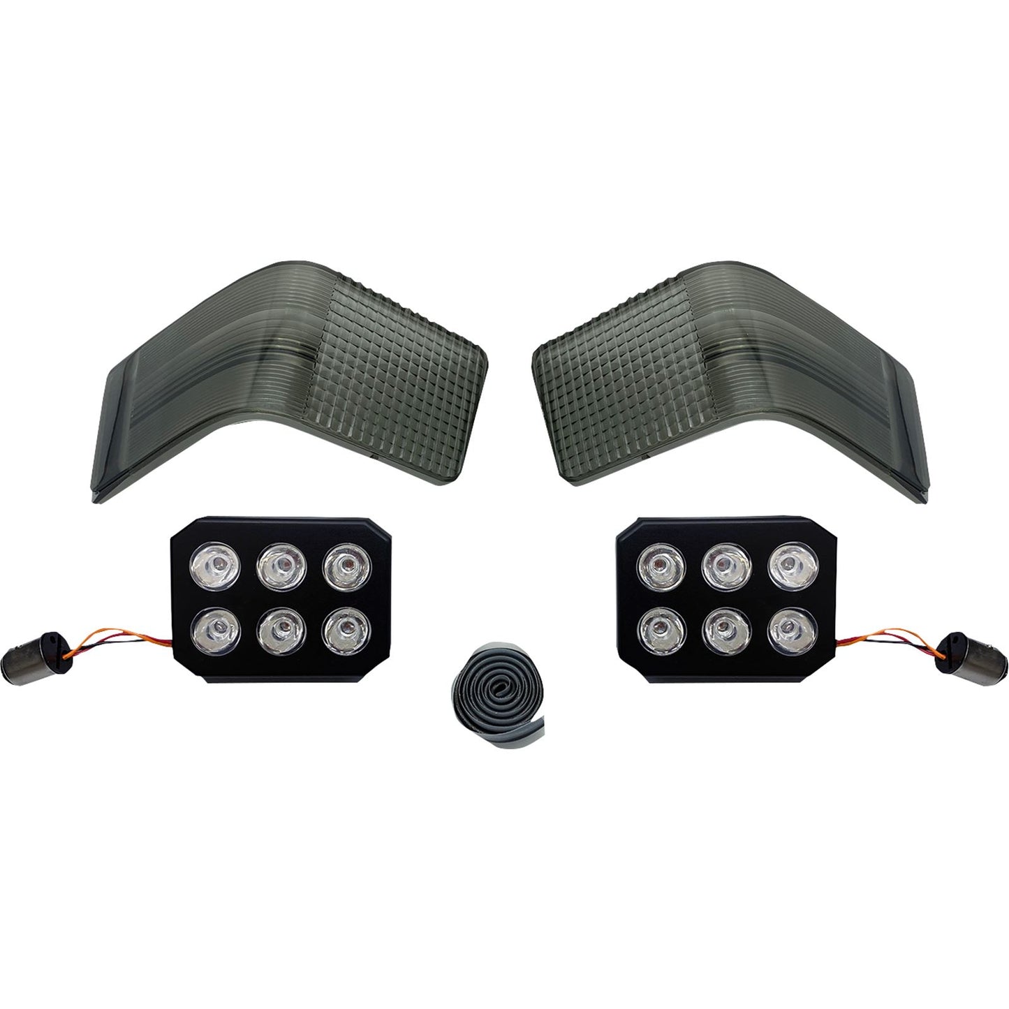 Custom Dynamics LED Light - Tour-Pak - Smoke CD-TP-13-S_1079605