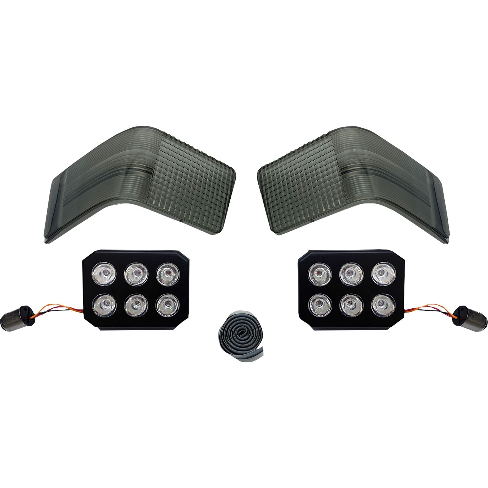 Custom Dynamics LED Light - Tour-Pak - Smoke CD-TP-13-S_1079605