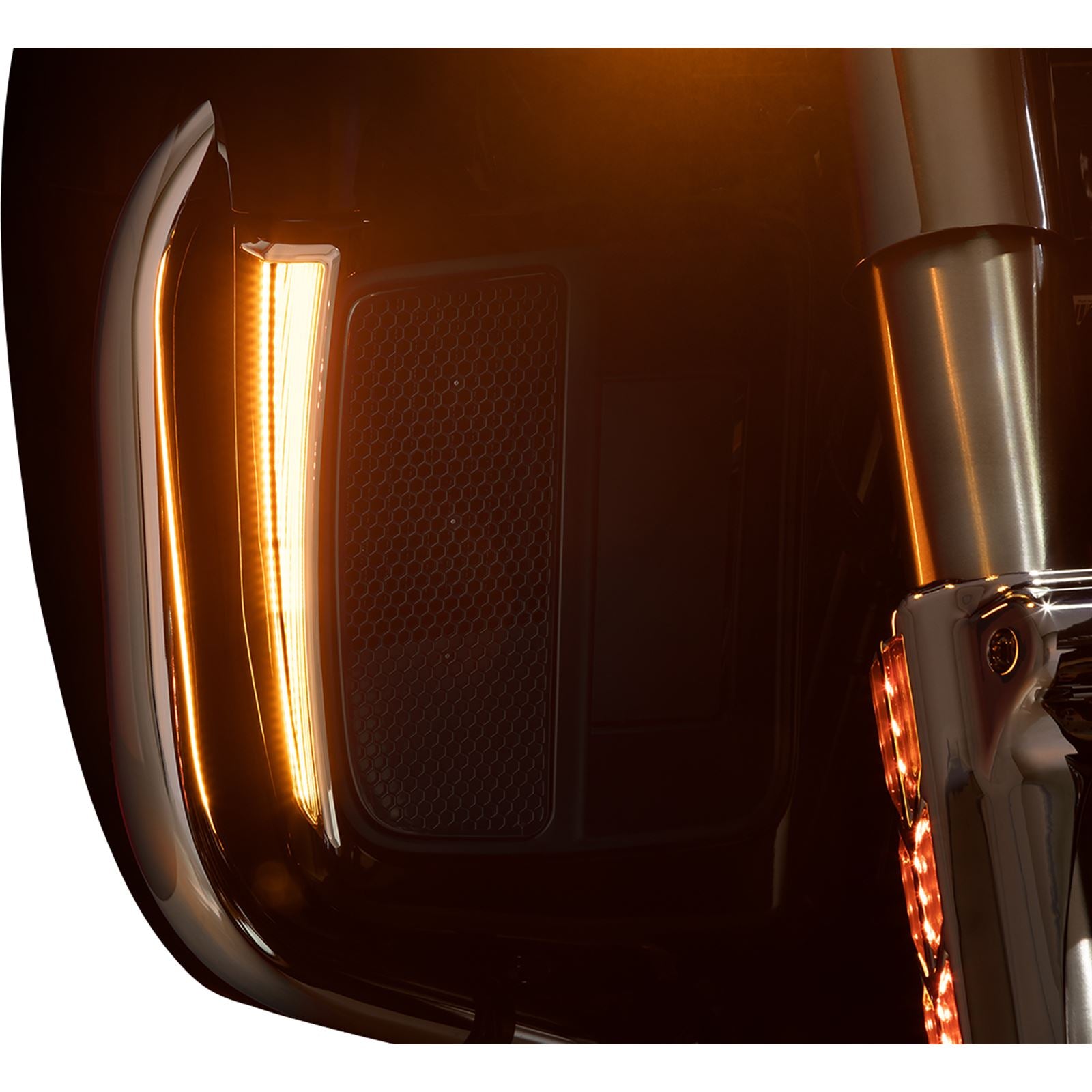 Ciro Lower Fairing Lights - Chrome for Harley-Davidson [MPN: 45800]_1079611